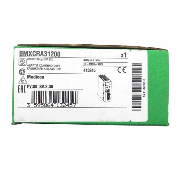 BMXCRA31200 Modicon X80 E/IP Standard Ethernet I/O Processor Interface Module New Original PLC Controller